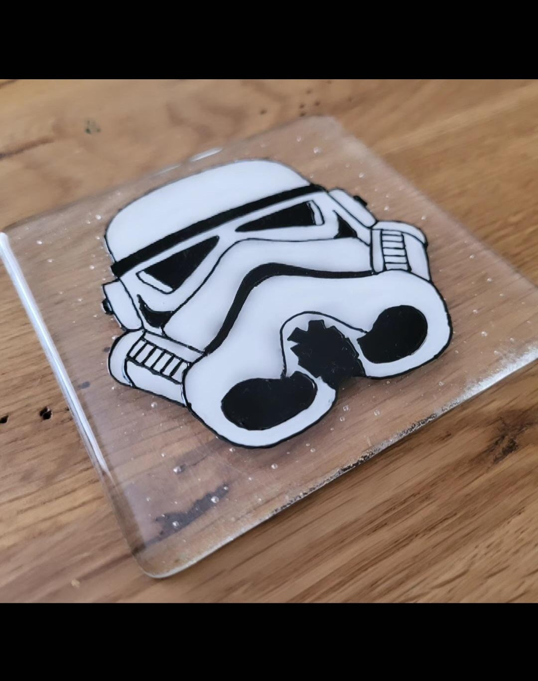 White Star Wars Storm Trooper Coaster