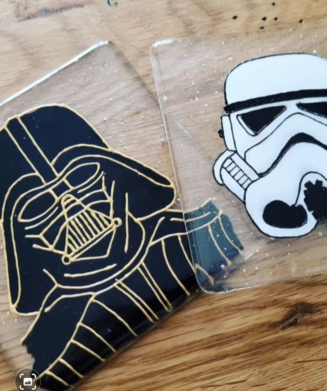 Darth Vader and Storm Trooper Star Wars Coasters