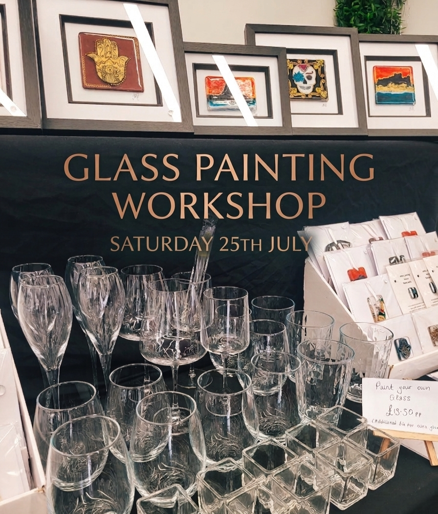 Glass Painting Workshop @ The Bottleworks, Ouseburn - Saturday 25th July 2026