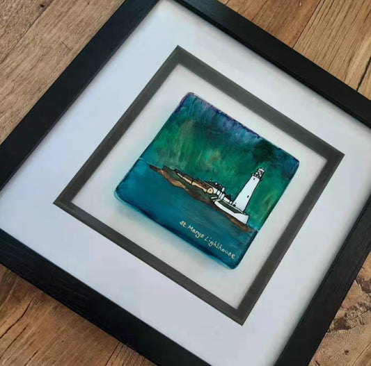 St Marys Lighthouse and Northern Lights