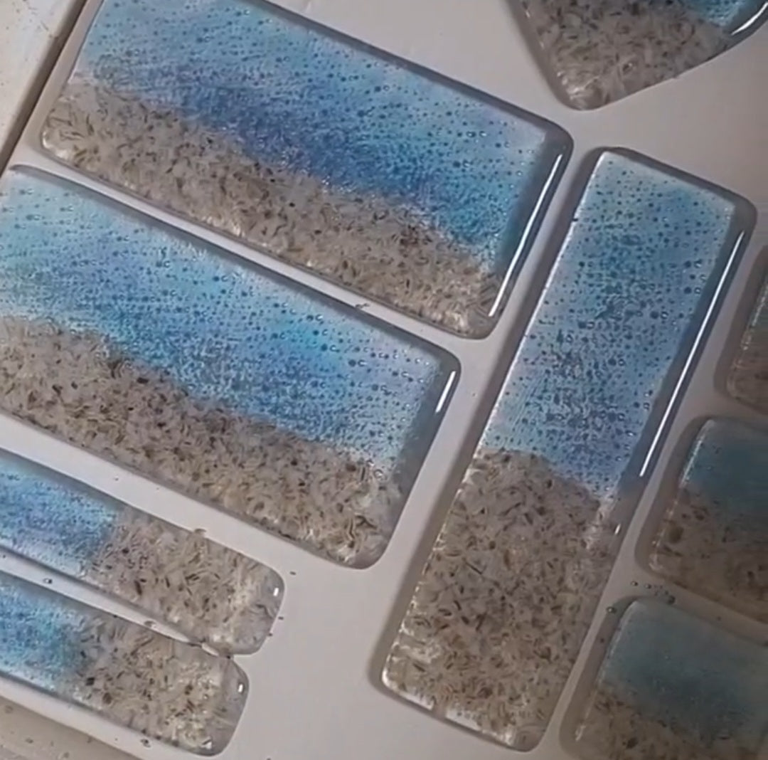 Sand Infused Fused Glass Workshop  @ For The Love Of The North - Thurs 7th May 2026, 18:00 - 20:00