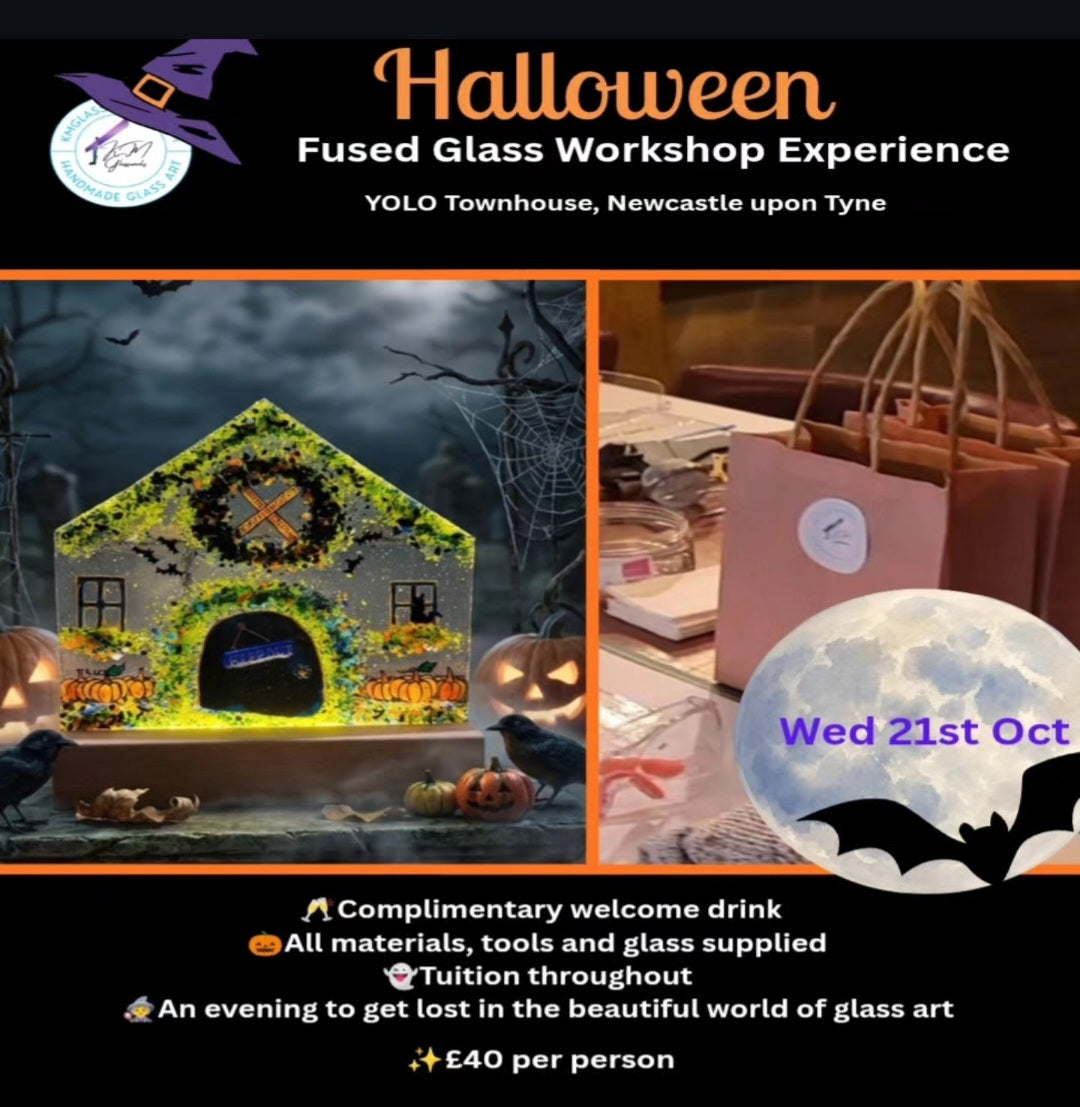 Fused Glass Workshop Experience @ YOLO, Newcastle, Wednesday 21st October - 18:00 - 20:00