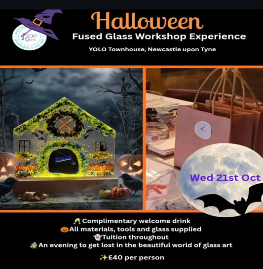 Fused Glass Workshop Experience @ YOLO, Newcastle, Wednesday 21st October - 18:00 - 20:00
